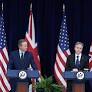 Secretary Antony J. Blinken and United Kingdom Foreign Secretary David Cameron at a Joint Press Availability