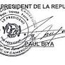 Yes, the constitution allows the president of the republic to delegate his signature to the general secretary of the presidency