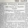 In the footsteps of Stanley: Part 1