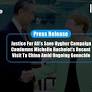Justice For All’s Save Uyghur Campaign Condemns Michelle Bachelet’s Recent Visit To China Amid Ongoing Genocide