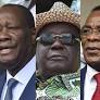 Who are the four candidates standing in Ivory Coast's presidential election?