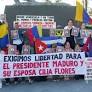 Salvadorans demand freedom for President Nicolas Maduro