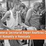 OAS General Secretariat Report Reaffirms Crimes against Humanity in Venezuela