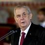 Czech president Milos Zeman taken to hospital