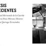 Ciclo "Tesis recientes" - Rafael Hernando / Mª Pura Moreno / Sofía Quiroga