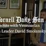 The Sun Sits with Venezuelan Opposition Leader David Smolansky