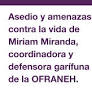 Honduras: Garifuna defender Miriam Miranda is threatened by heavily armed men