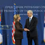 Clinton Urges Serbia to Open Talks with Kosovo