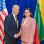 US President Joe Biden met with Belarusian opposition leader Svetlana Tihanovskaya in Vilnius