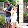 Love Island star seen with daughter of footballing icon