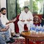 Fawad visits residence of Arif Nizami, offers condolence