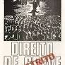 Cartaz da Central Única dos Trabalhadores - CUT pertencente à Campanha Nacional pela Revogação Imediata da Legislação Anti-Greve promulgada pela ditadura de 1964
