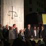 Juristas discursam em ato pró-impeachment no Largo São Francisco