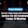 Justice For All’s Save Uyghur Campaign Condemns Trump–Xi Meeting for Undermining Uyghur Genocide Recognition and Violating UFLPA