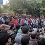 Jamia Millia Islamia students rally against attacks on religious minorities in India