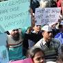 New Delhi police fire water cannon at India rape protest