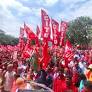 250 million Indian workers and farmers on the streets in a national strike