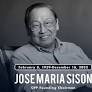 Jose Maria Sison, founding chair of the Communist Party of the Philippines