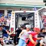 Police vehicle plows through protesters near US Embassy