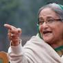 Bangladesh's ousted leader Hasina denounces the upcoming election from her exile in India