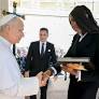 Naomi Campbell Met the Pope