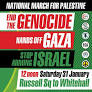 National Demonstration for Palestine – 31st January