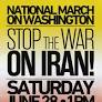 National March on Washington June 28 -- No War on Iran!
