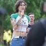 Shenby G speaks out during Ohio Statehouse rally after bombs dropped in Iran