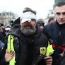 Gilets jaunes leader hit in eye during protest 'will be disabled for life'