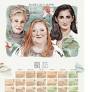 🟣 CALENDARIO MUJER 2025 | Abril. Mujeres en el Teatro, ACTRICES ESPAÑOLAS
