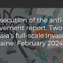 Persecution of the anti-war movement report. Two years of Russia’s full-scale invasion of Ukraine. February 2024.