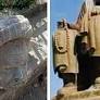 The Taliban destroyed a statue of a Hazara leader in the Afghan city of Bamyan