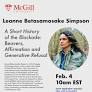 Mellon Indigenous Writer-in-Residence: Leanne Betasamosake Simpson