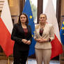Sviatlana Tsikhanouskaya met with Minister of Education of Poland Barbara Nowacka