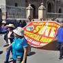 Docentes del Sutep acataron paro nacional en Huamanga hoy