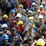 WFTU Solidaridad Internacional con la Huelga Nacional de los Trabajadores Mineros del Perú.