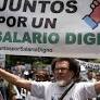 Sindicatos venezolanos mantienen petición de aumentar el salario a 200 dólares