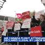 Air Canada strike negotiations update: Union says flight attendants won't return to work despite strike being declared illegal