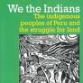 New publication: 'We the Indians' by Hugo Blanco
