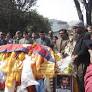PM Dahal, UML Chair Oli pay tributes to singer Acharya (Photo Feature)