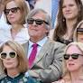 Can you spot her? Former Aussie Prime Minister Julia Gillard blends in to the crowd at Wimbledon