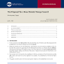 The Proposal for a New Climate Change Council (Discussion Paper)