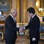 Romanian president Nicușor Dan received by King Charles at Buckingham Palace during UK visit