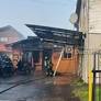 Incendio afectó a dos viviendas en el sector oriente de Osorno