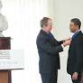 Bush Gives the Medal of Freedom to a Cuban Hero