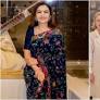 Nita Ambani hosts Hillary Clinton in beautiful blue floral saree, while daughter Isha wows in pastel top and skirt look | Fashion Trends