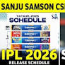 IPL 2026 : Sanju Samson Big Updates | IPL 2026 Schedule Big Updates | CSK News Today || Aj Ewing (rjp4ngTKga)