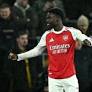 Arsenal's Bukayo Saka