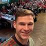 Behind the scenes during a fan club visit with Joshua Kimmich