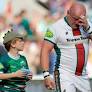 Leicester coach Cheika hits out at Cole yellow card after final defeat by Bath